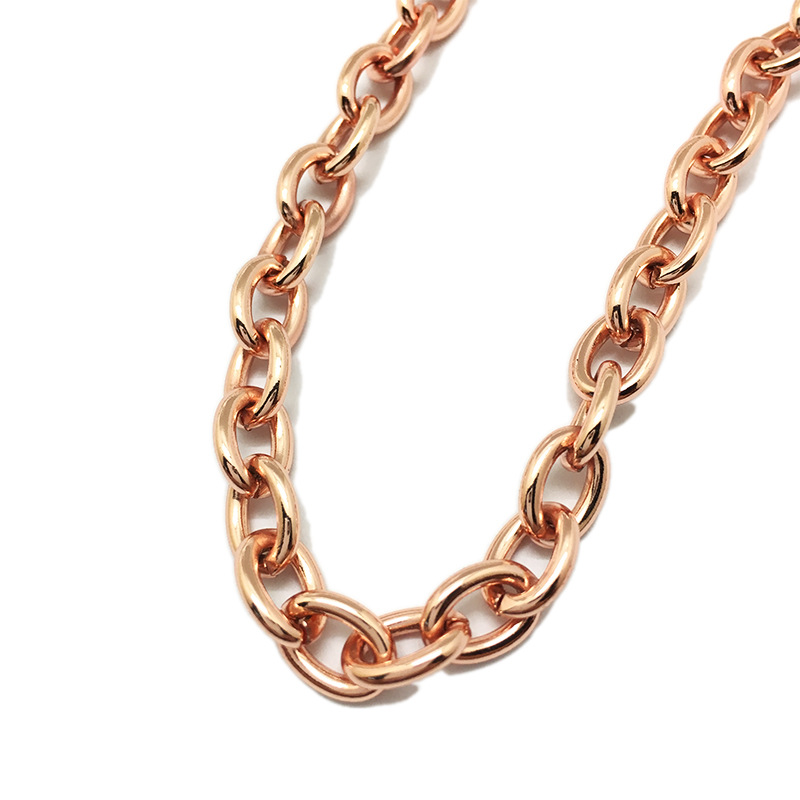 Rose gold O-chain bag shoulder strap chain